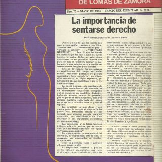 sentarse derecho moticias del sur lomas-de zamora